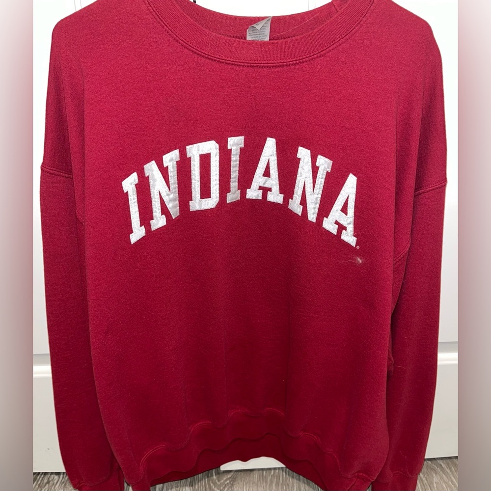 Unisex University of Indiana Red Sweatshirt XL